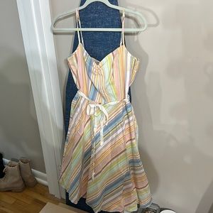 Trina Turk Multi Color Sun Dress Size 2